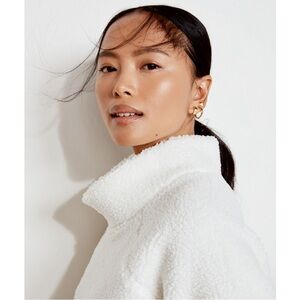 Haven Well Within Sherpa Funnel Neck Tunic Cozy Sweater Women’s Size Small